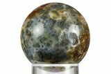 Colorful Polished Marcasite Agate Sphere - Indonesia #330225-1